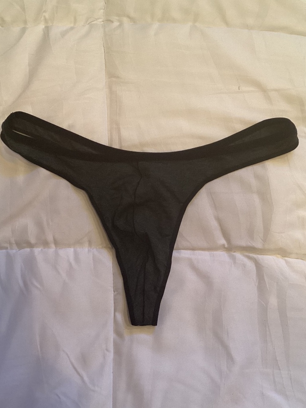 Sexy grey thong, large - Picture 2 of 6